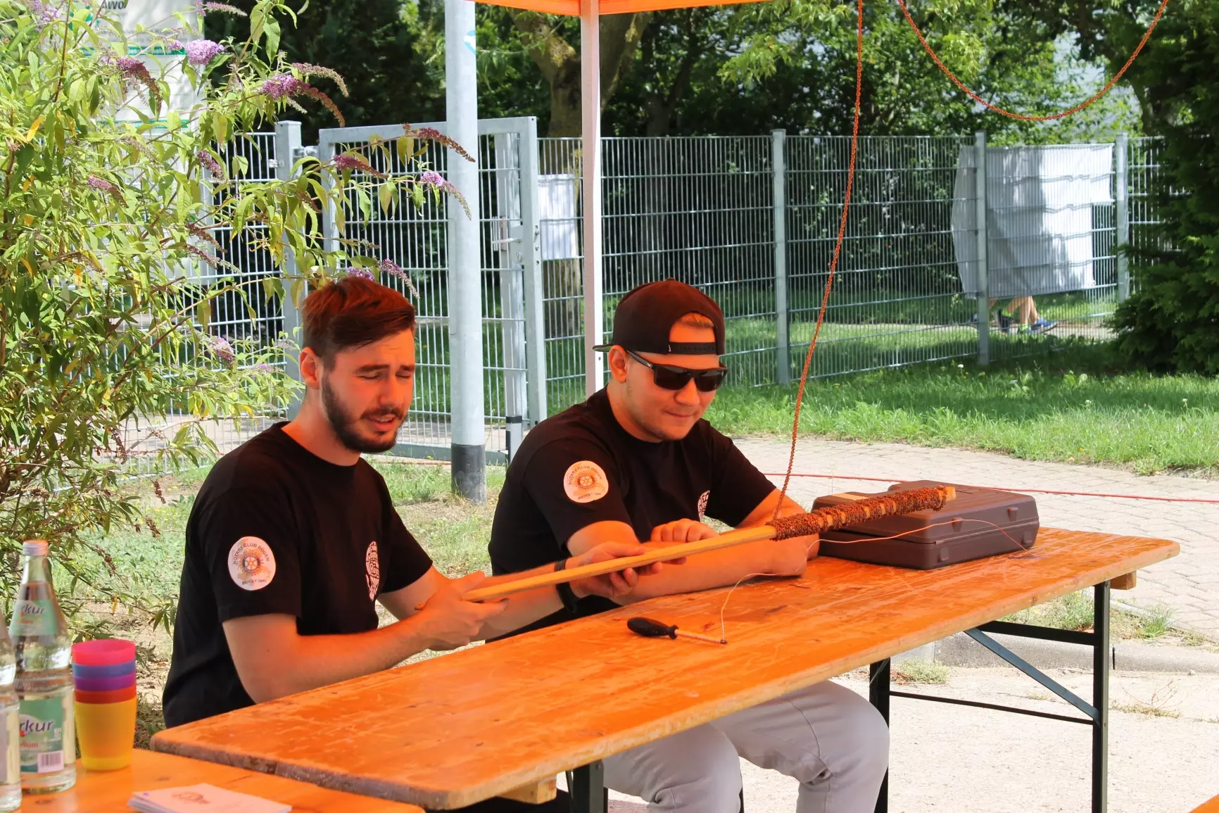 Der Jugendring hatte Bastelangebote und viele Infos im Gepäck.